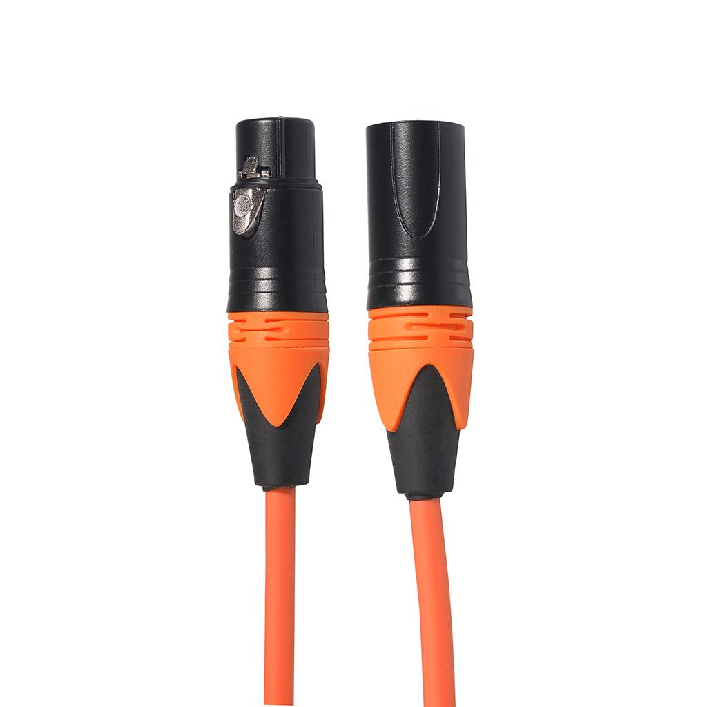 XK303 Male to Female Audio Cable For Microphone Sound Console Orange 1m