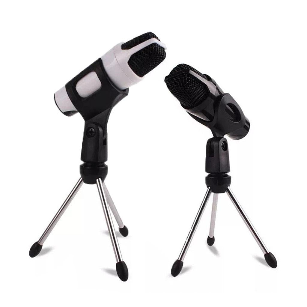 Adjustable Microphone Tripod Stand Holder with Clip for 28-30mm Microphone