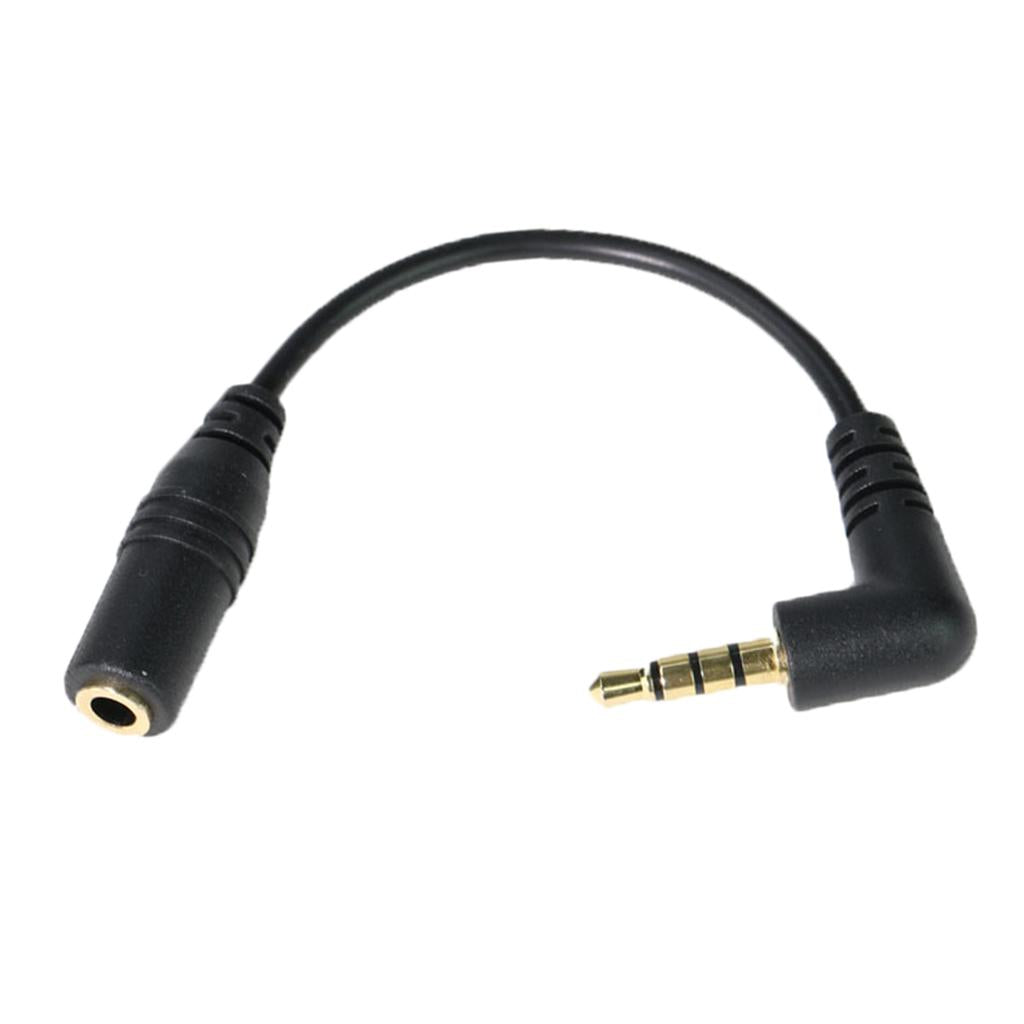 3.5mm TRS Female to TRRS 3.5 Male Connector Cable for Microphone Cable Audio