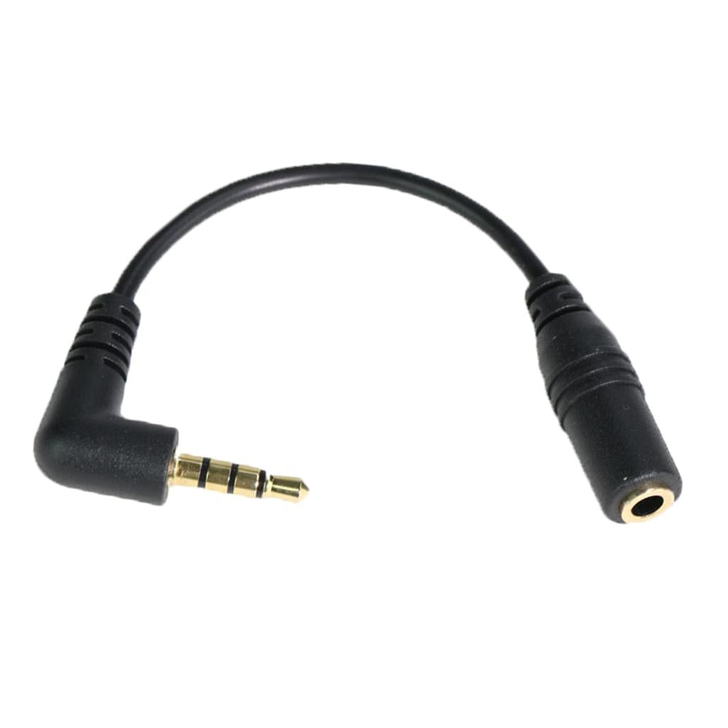 3.5mm TRS Female to TRRS 3.5 Male Connector Cable for Microphone Cable Audio