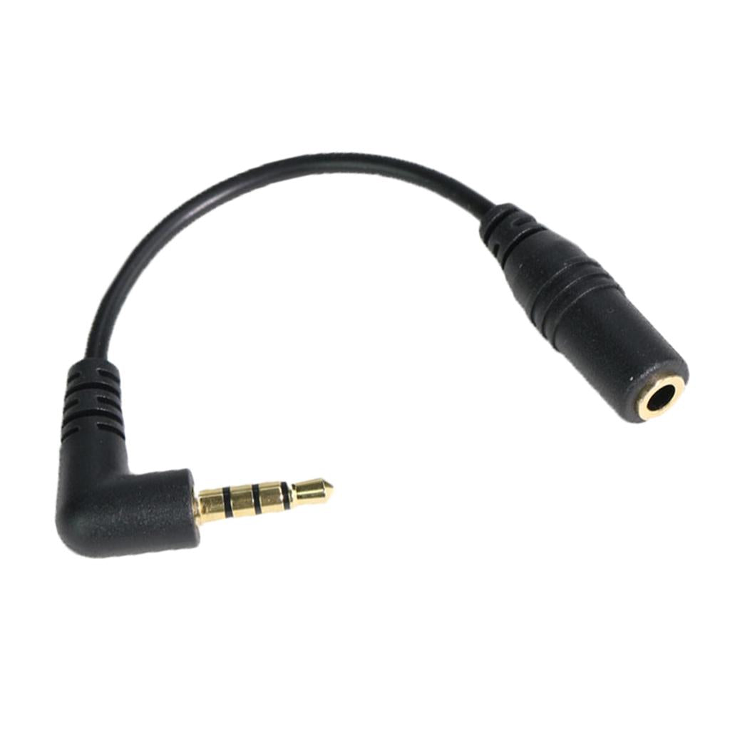 3.5mm TRS Female to TRRS 3.5 Male Connector Cable for Microphone Cable Audio