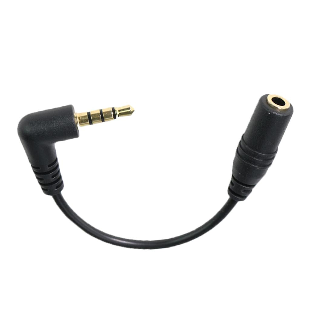 3.5mm TRS Female to TRRS 3.5 Male Connector Cable for Microphone Cable Audio