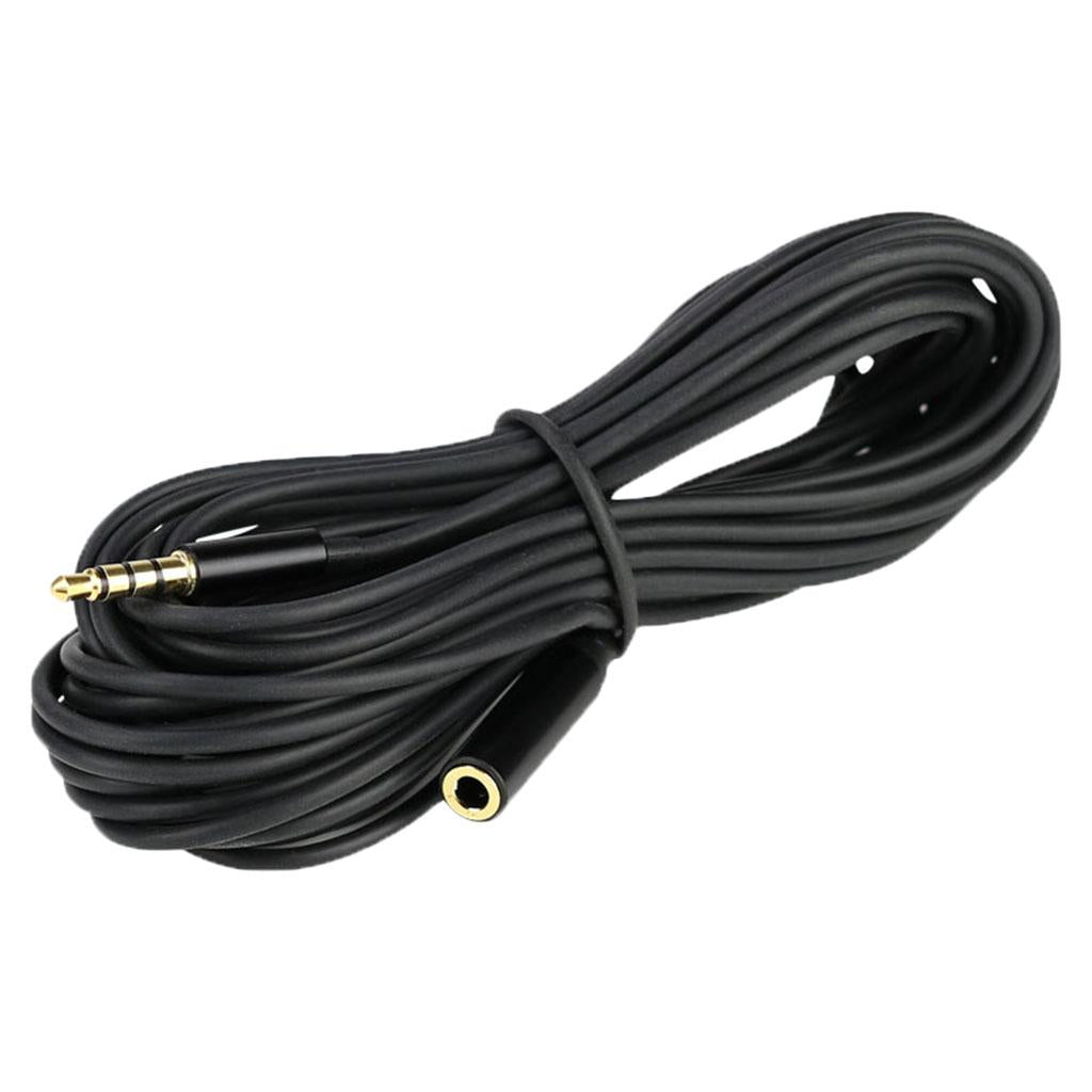 3.5mm TRRS Female to Male Connector Cable Wire for Microphone Cable Audio