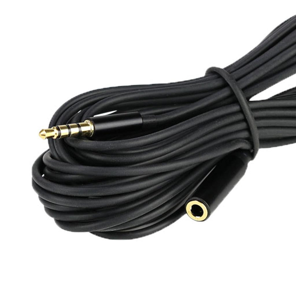 3.5mm TRRS Female to Male Connector Cable Wire for Microphone Cable Audio