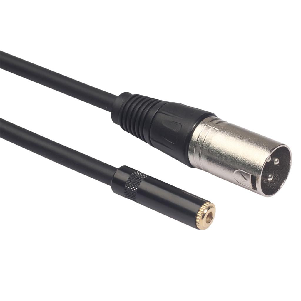 RCA/XLR Female to XLR Male XLR Headphone Cable Adapter Audio Line 30cm A