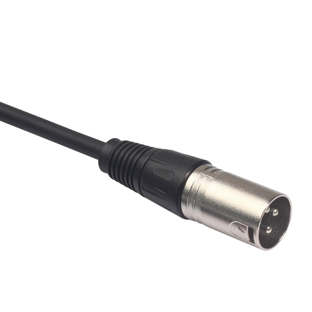 RCA/XLR Female to XLR Male XLR Headphone Cable Adapter Audio Line 30cm A
