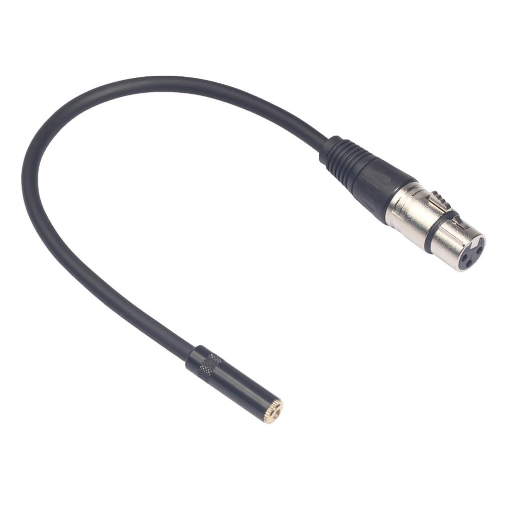 RCA/XLR Female to XLR Male XLR Headphone Cable Adapter Audio Line 30cm B