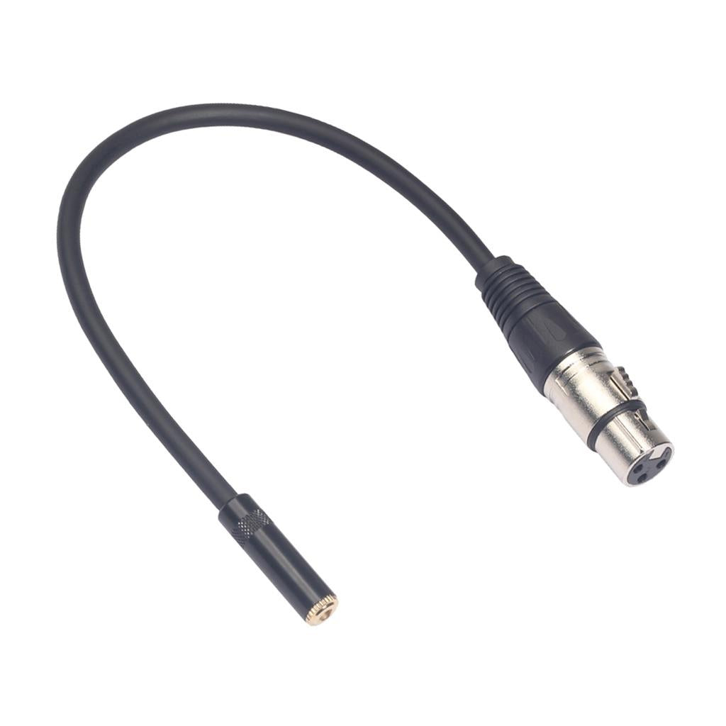 RCA/XLR Female to XLR Male XLR Headphone Cable Adapter Audio Line 30cm B