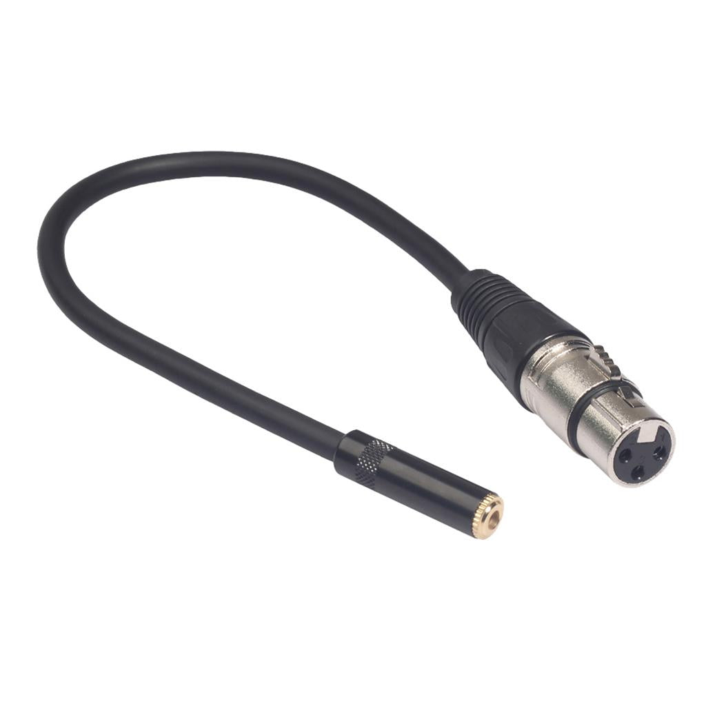 RCA/XLR Female to XLR Male XLR Headphone Cable Adapter Audio Line 30cm B