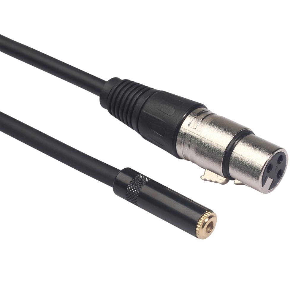 RCA/XLR Female to XLR Male XLR Headphone Cable Adapter Audio Line 30cm B