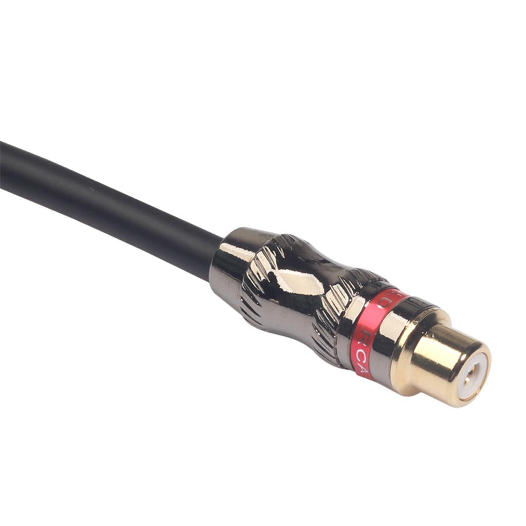 RCA/XLR Female to XLR Male XLR Headphone Cable Adapter Audio Line 30cm D