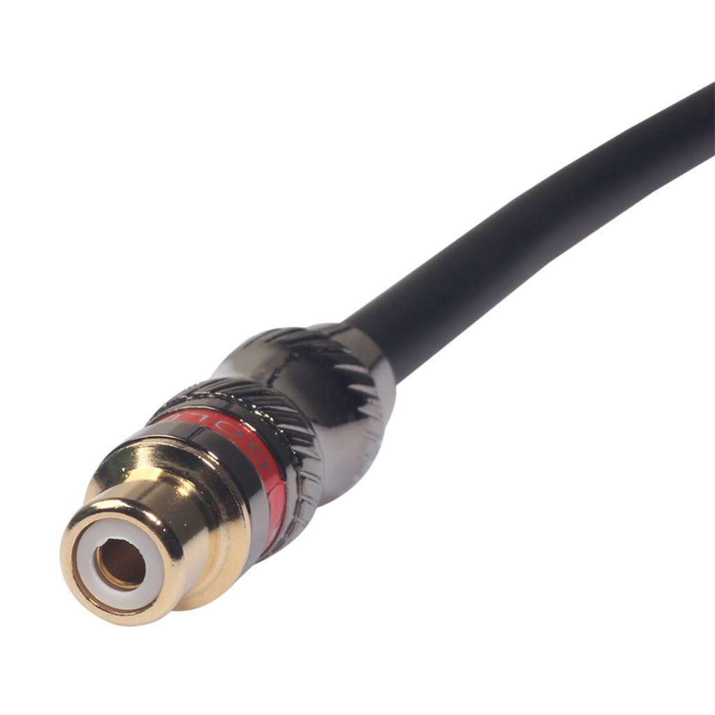 RCA/XLR Female to XLR Male XLR Headphone Cable Adapter Audio Line 30cm D