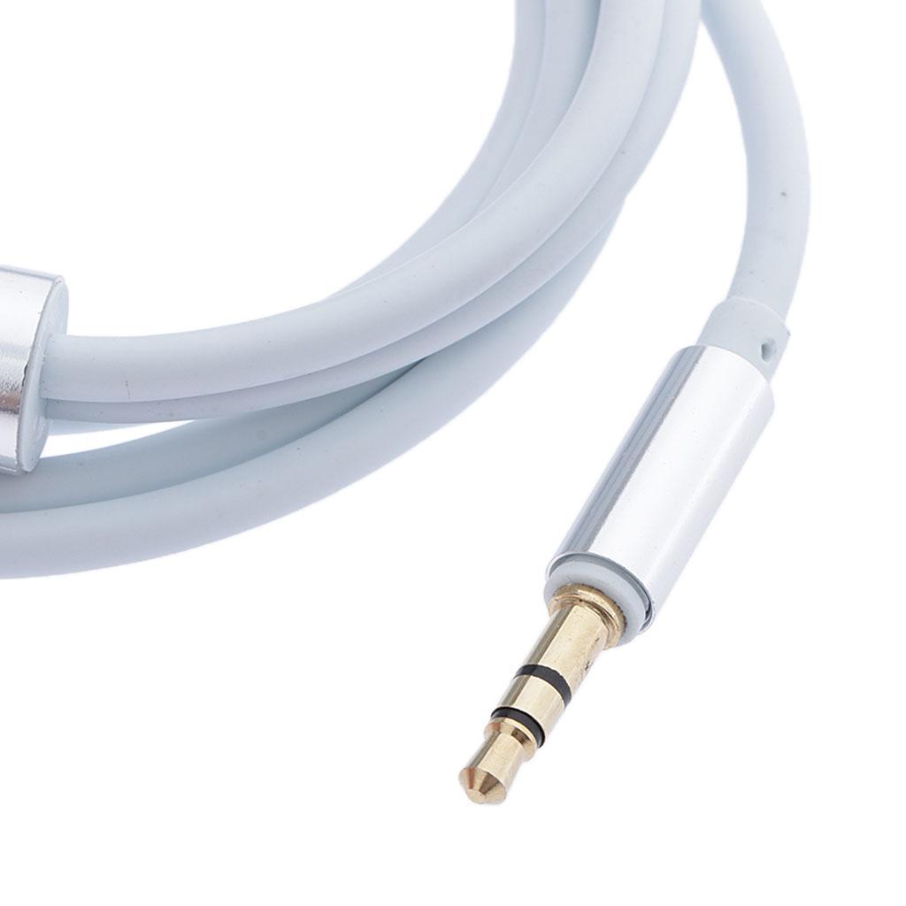 3.5mm Male to 2RCA Male Audio Stereo Y Splitter Cable for Tablet PC White