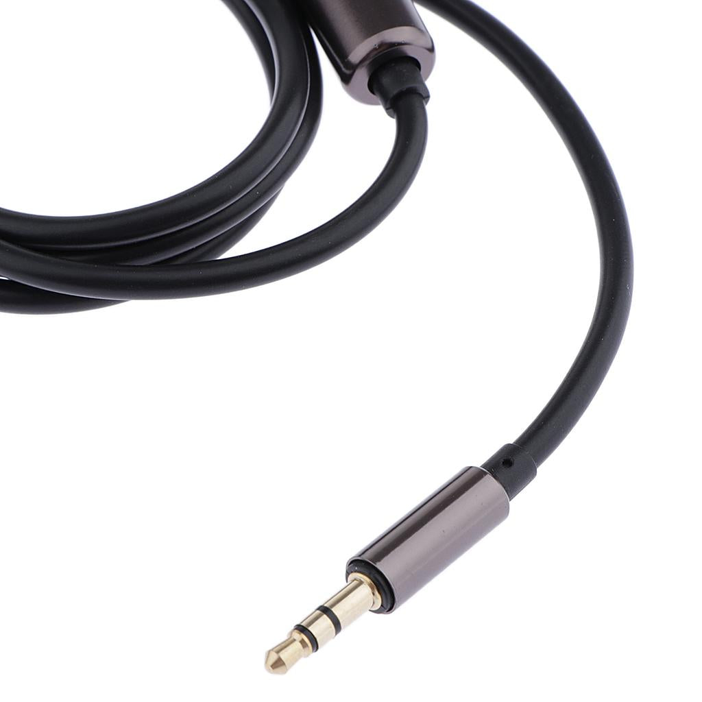 3.5mm Male to 2RCA Male Audio Stereo Y Splitter Cable for Tablet PC Black