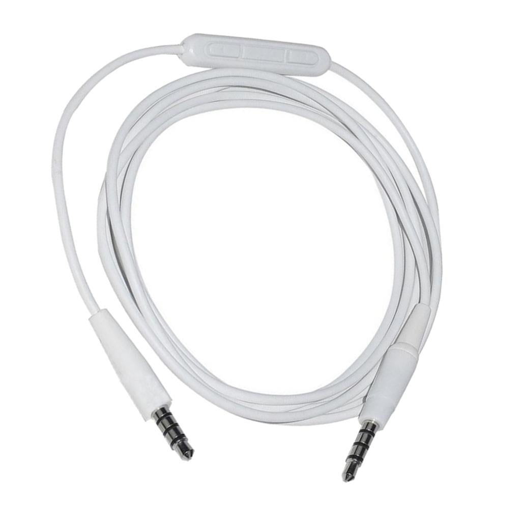 Headphone Audio Cable for Soundtrue Ear with Mic QC35 QC25 OE2 White