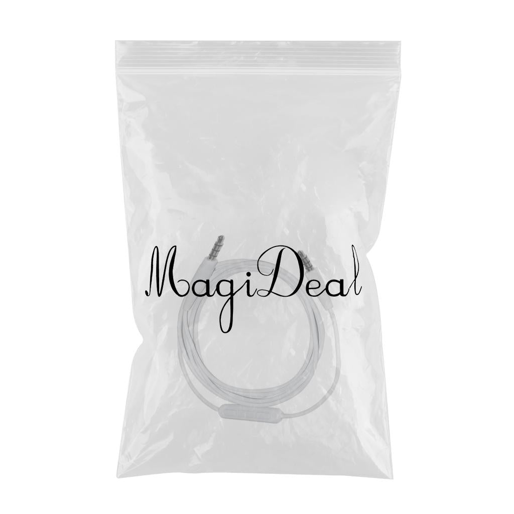 Headphone Audio Cable for Soundtrue Ear with Mic QC35 QC25 OE2 White