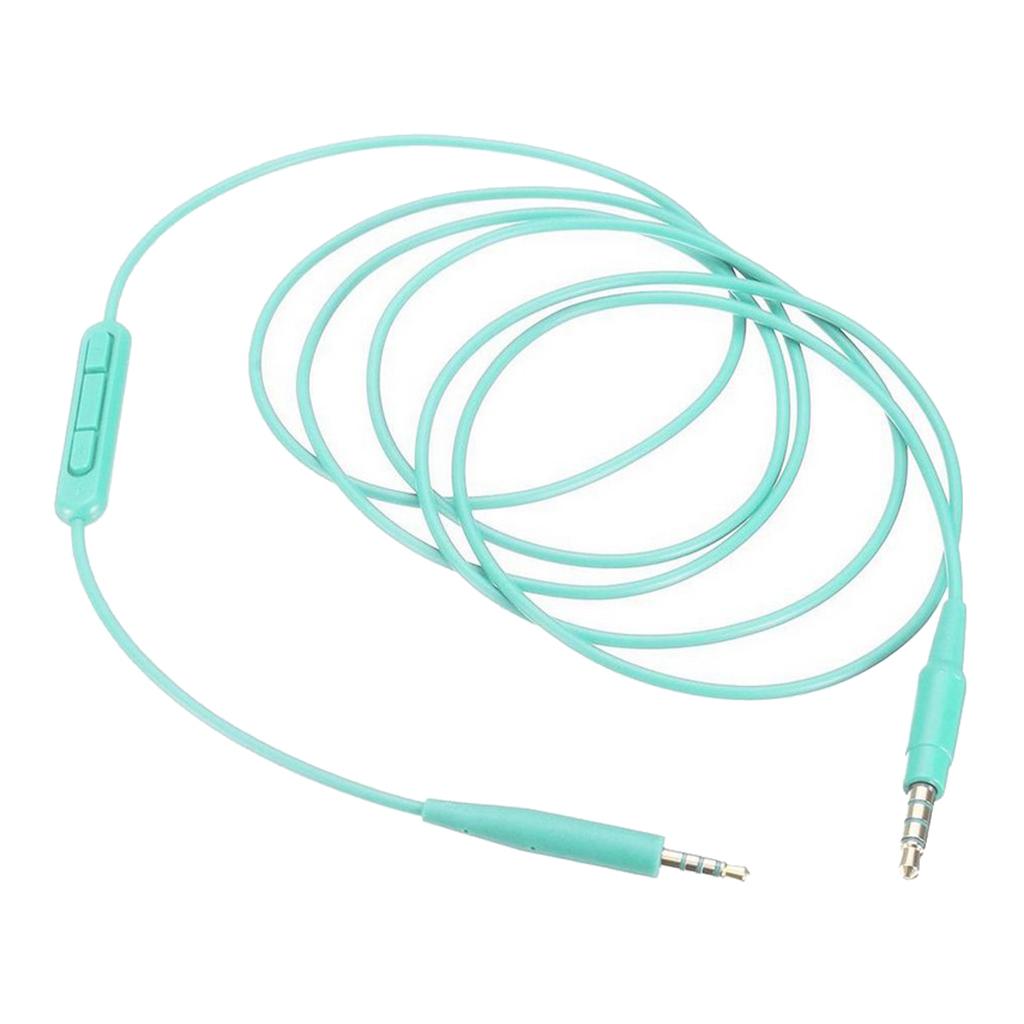 Headphone Audio Cable for Soundtrue Ear with Mic QC35 QC25 OE2 Green
