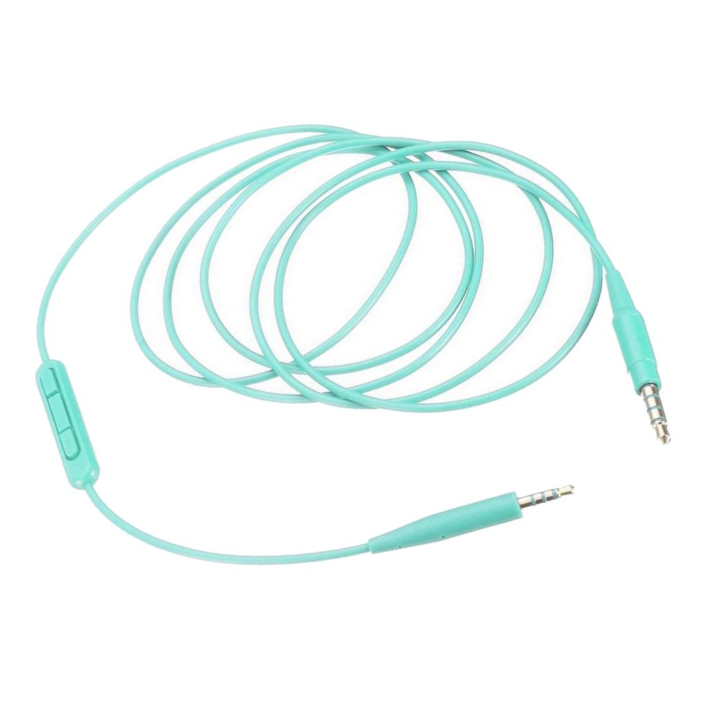 Headphone Audio Cable for Soundtrue Ear with Mic QC35 QC25 OE2 Green