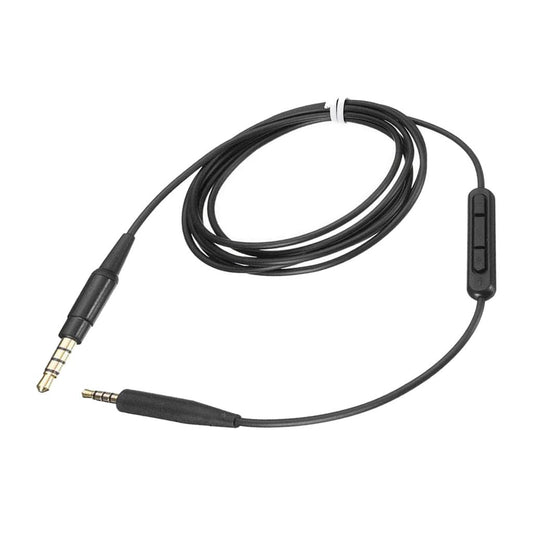 Headphone Audio Cable for Soundtrue Ear with Mic QC35 QC25 OE2 Black