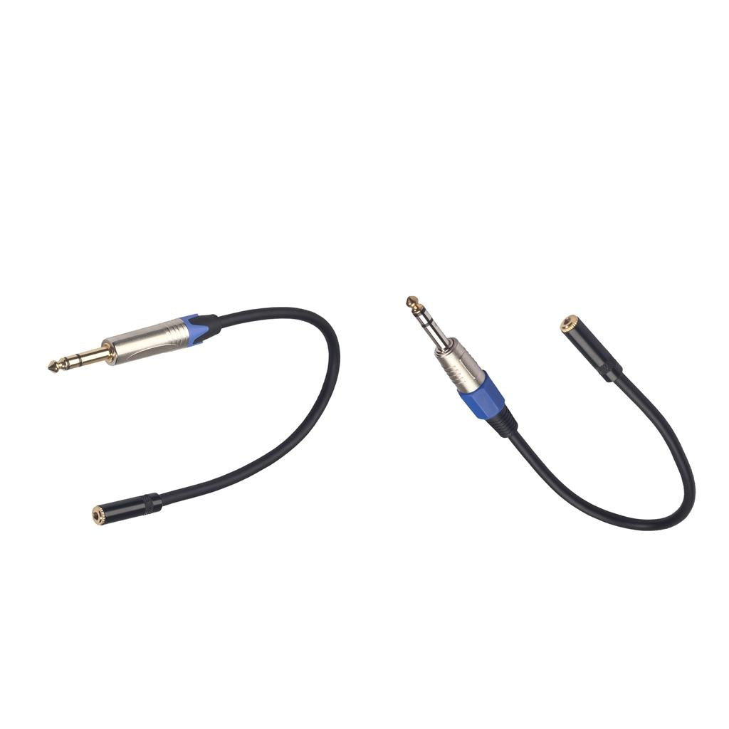 Audio Cable Cord Line 6.35mm Male to 3.5mm Female Connection 3094MF-03