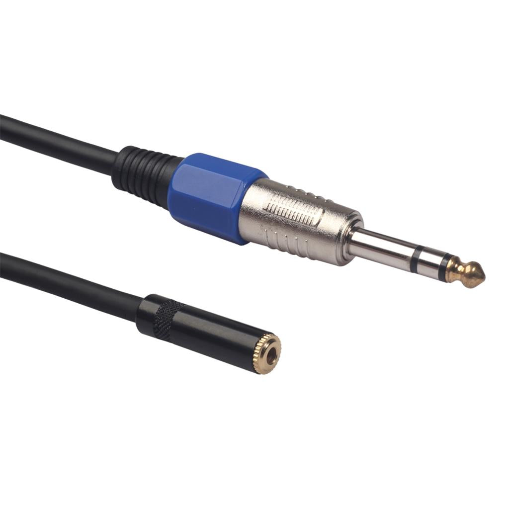 Audio Cable Cord Line 6.35mm Male to 3.5mm Female Connection 3094MF-03