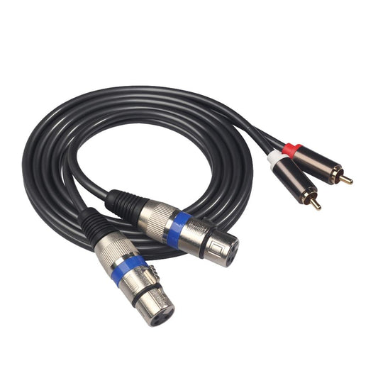 Audiophile Audio Cable RCA Male to XLR Female Audio Extension Cable Plug