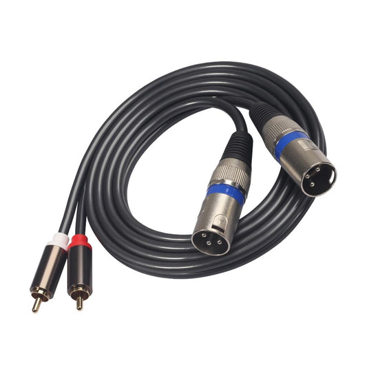 Audiophile Audio Cable RCA Male to XLR Female Audio Extension Cable Adapter