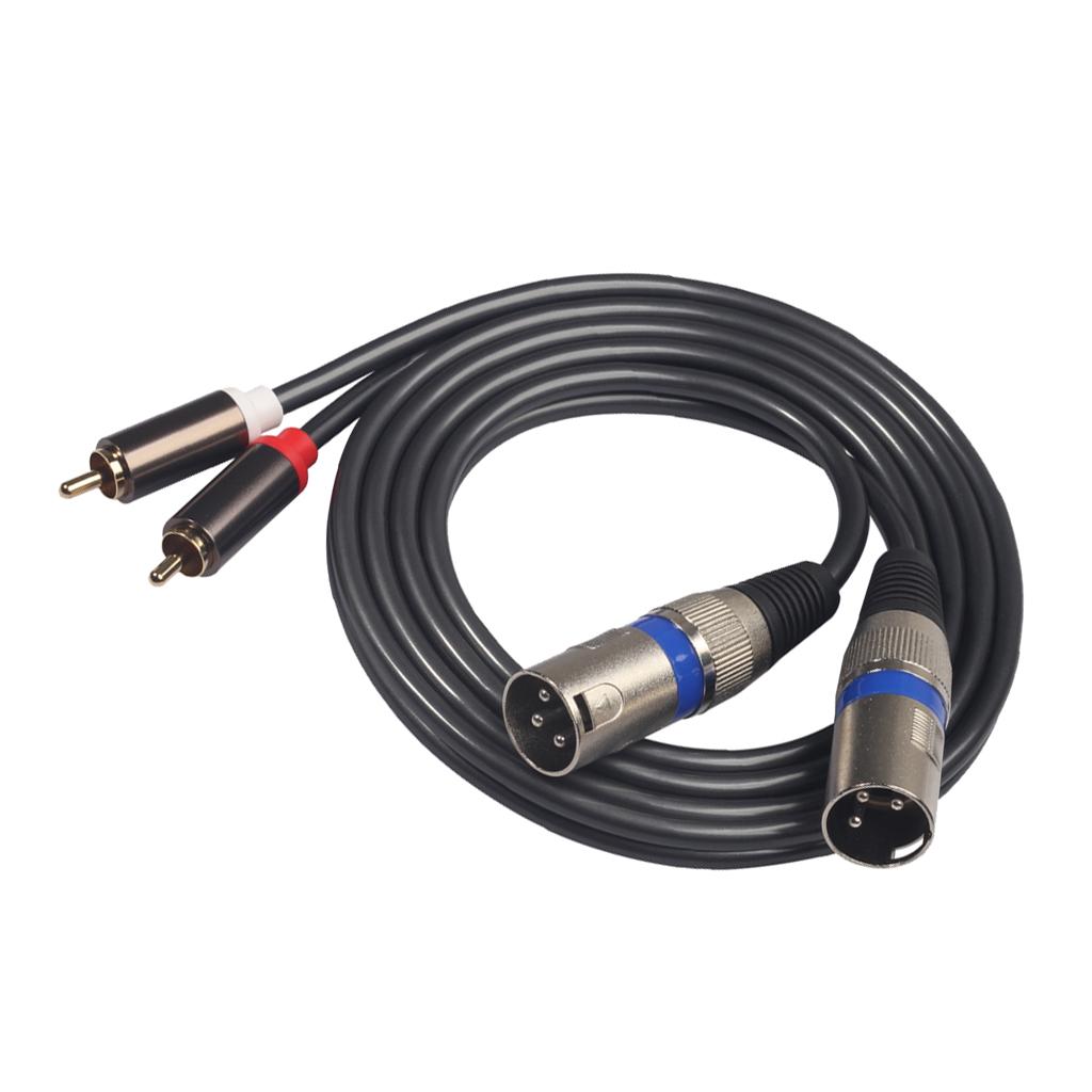 Audiophile Audio Cable RCA Male to XLR Female Audio Extension Cable Adapter