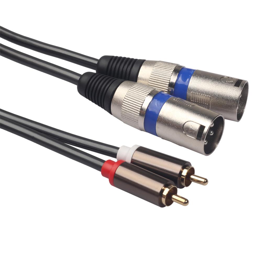 Audiophile Audio Cable RCA Male to XLR Female Audio Extension Cable Adapter