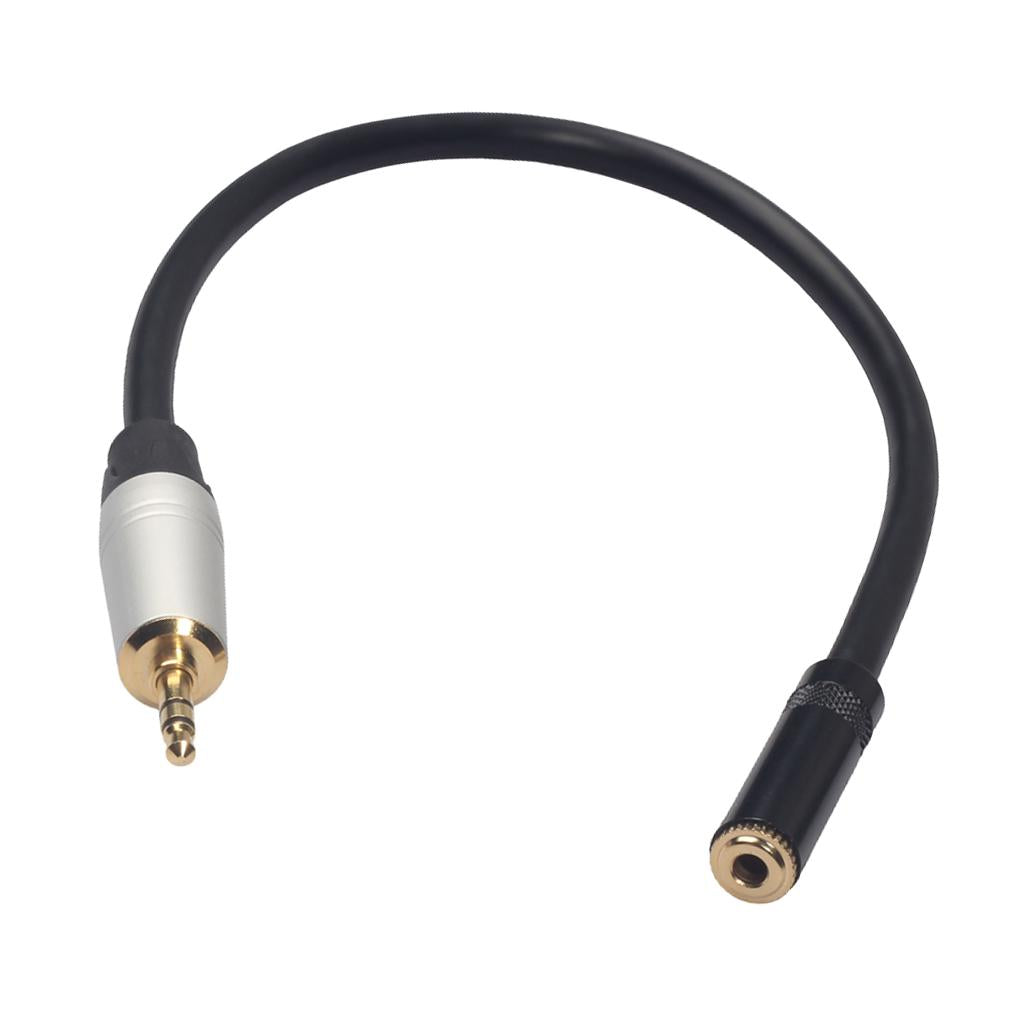 Audio Cable Cord Line 3.5mm Male to 3.5mm Female Connection Plug Adapter