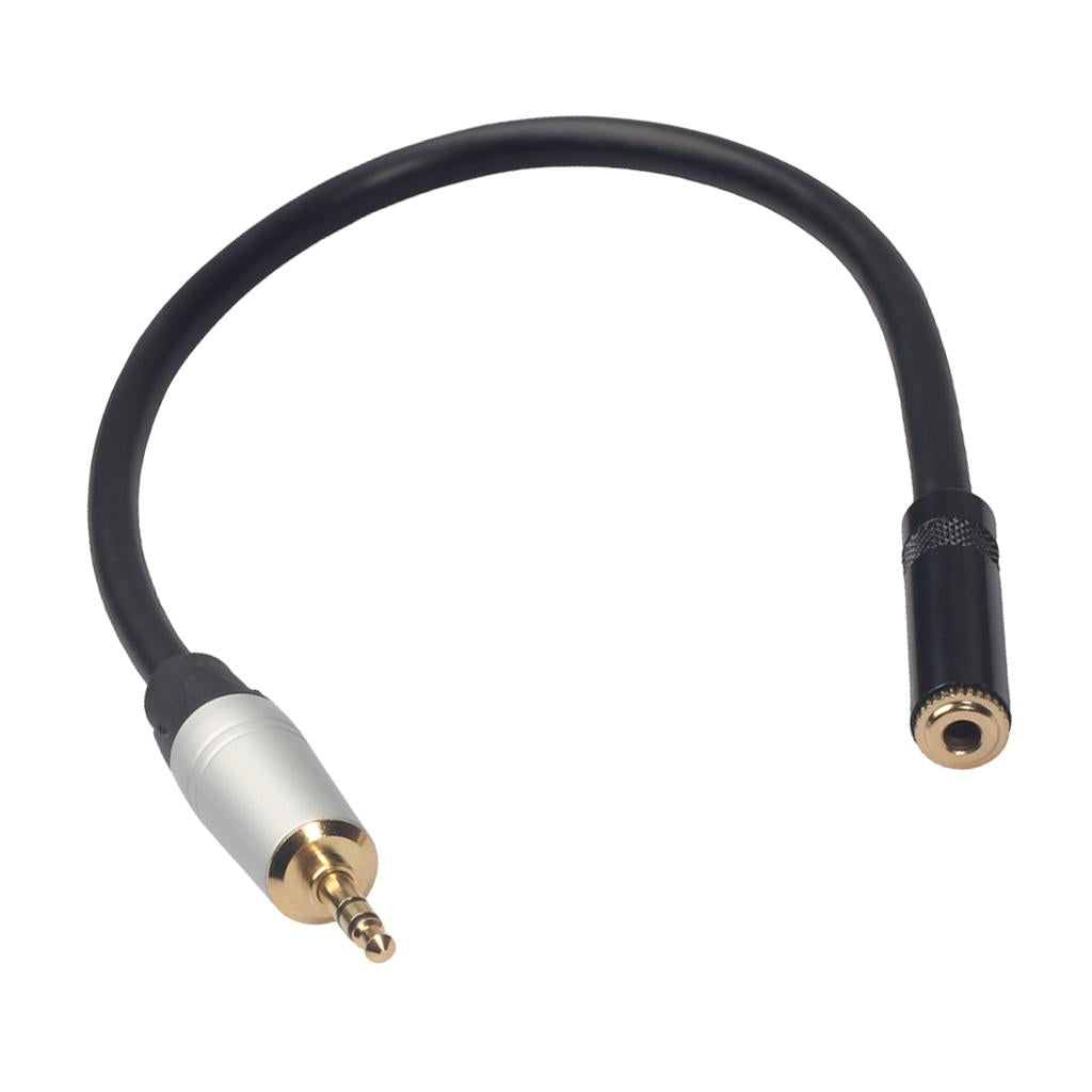 Audio Cable Cord Line 3.5mm Male to 3.5mm Female Connection Plug Adapter