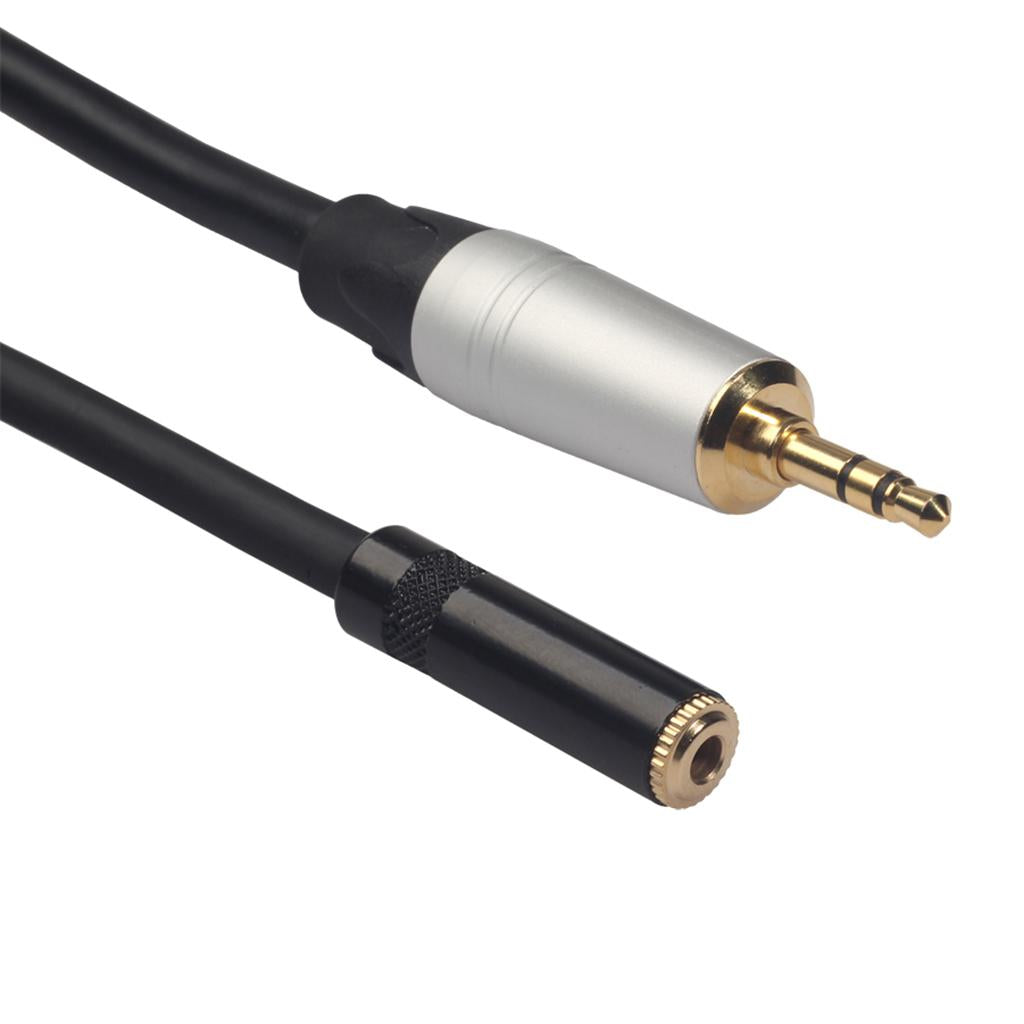 Audio Cable Cord Line 3.5mm Male to 3.5mm Female Connection Plug Adapter