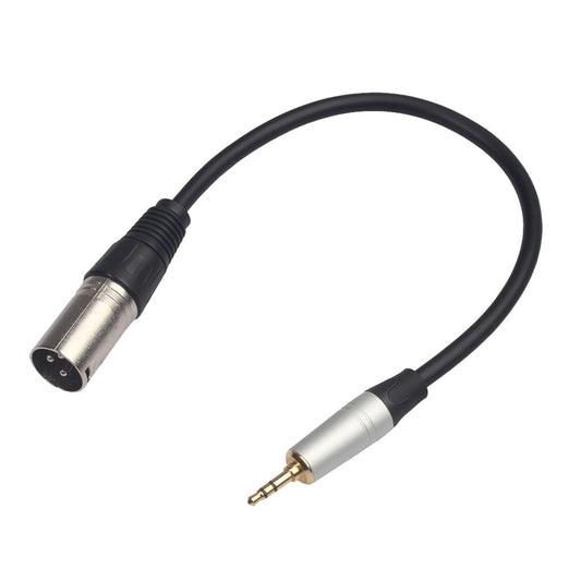 Headset Audio Cable 3.5mm Male to XLR Male Stereo Audio Extension Cable Plug