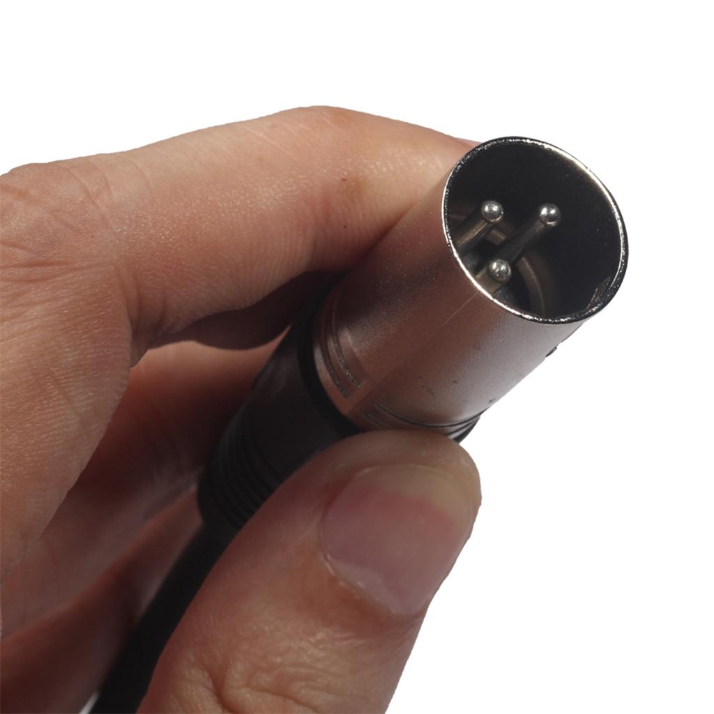 Headset Audio Cable 3.5mm Male to XLR Male Stereo Audio Extension Cable Plug