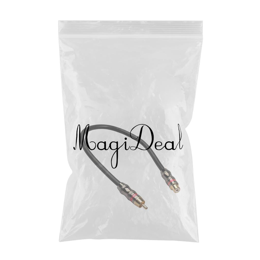 Audio Video Cable RCA Male to RCA Female Audio Extension Cable Plug