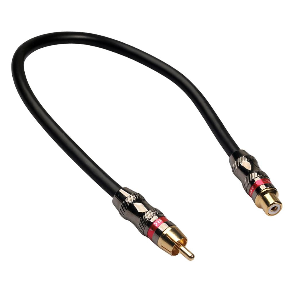 Audio Video Cable RCA Male to RCA Female Audio Extension Cable Plug