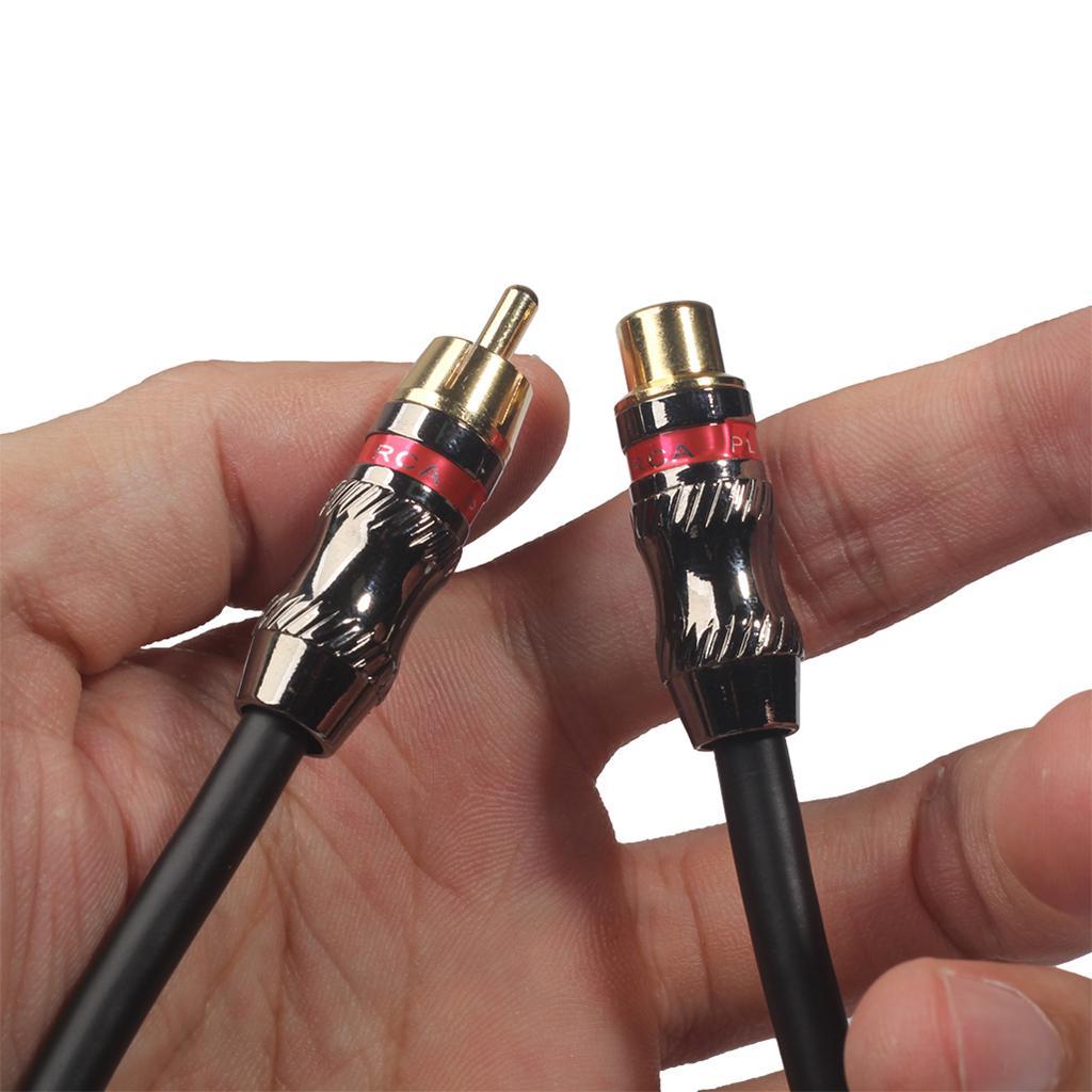 Audio Video Cable RCA Male to RCA Female Audio Extension Cable Plug