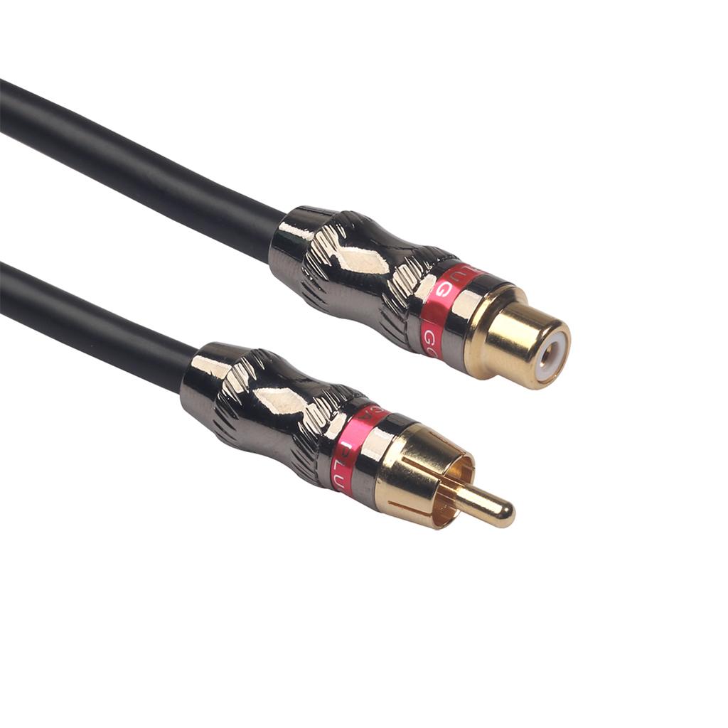 Audio Video Cable RCA Male to RCA Female Audio Extension Cable Plug