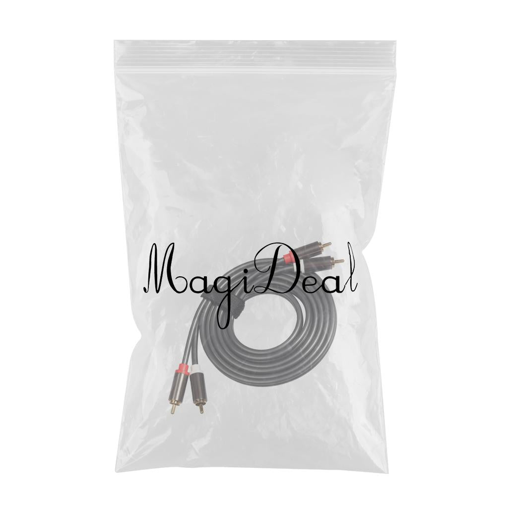 2RCA to 2RCA Male to Male Audio Cable for Home Theater DVD TV Amplifier 3m