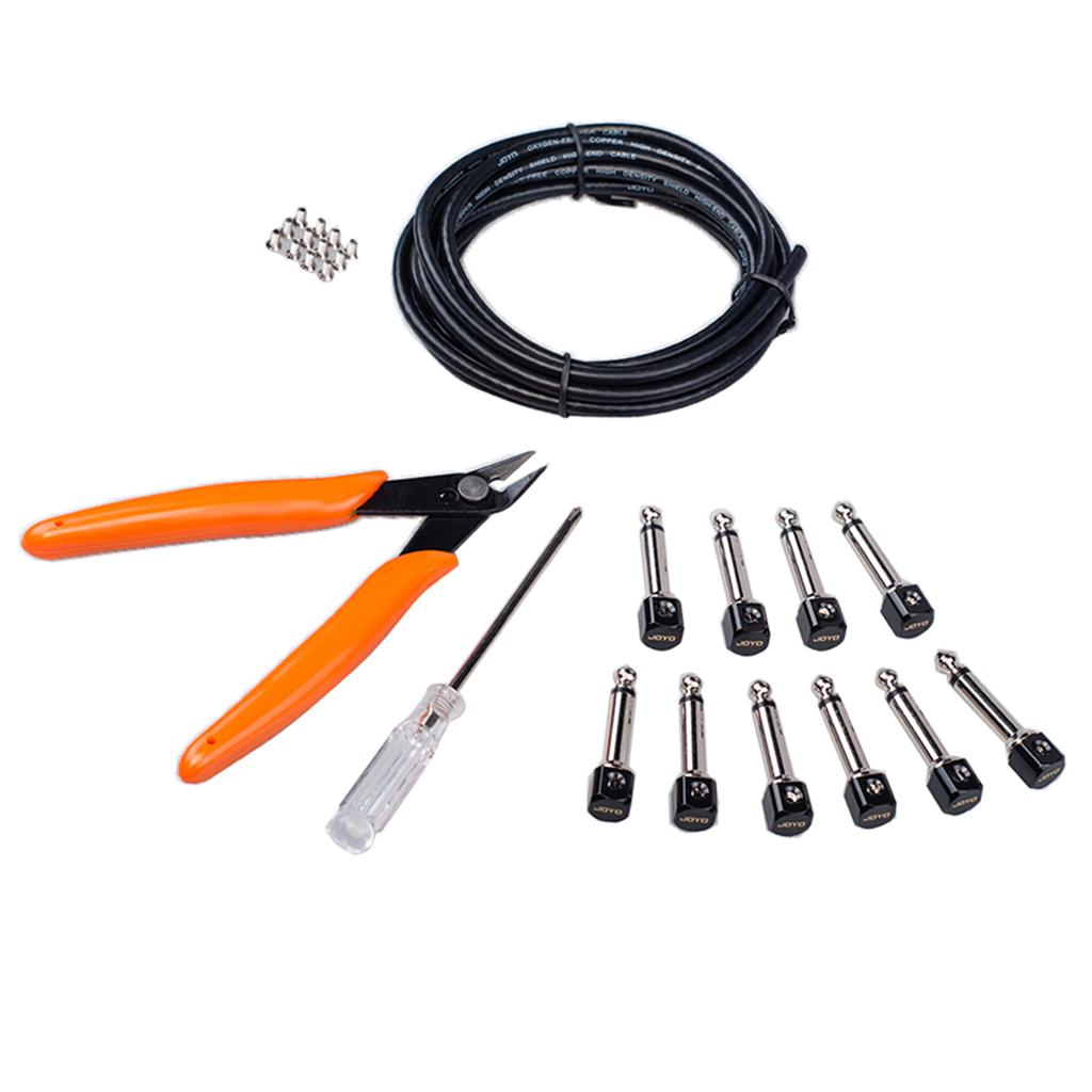 Guitar Effect Pedal Solderless Patch Cable Kit