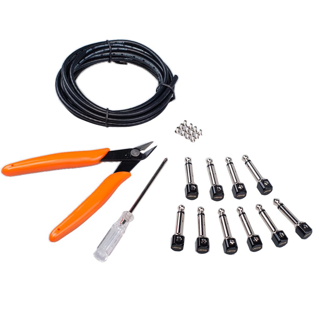 Guitar Effect Pedal Solderless Patch Cable Kit