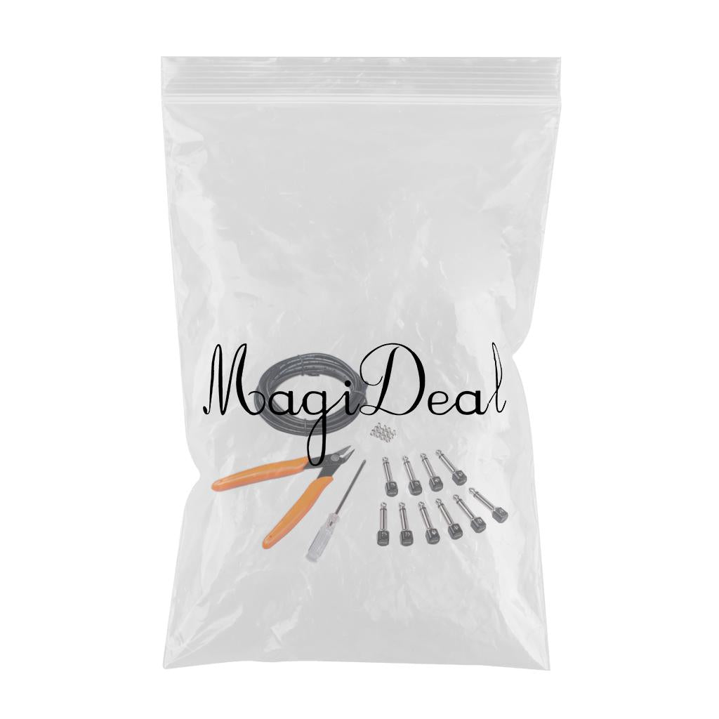 Guitar Effect Pedal Solderless Patch Cable Kit