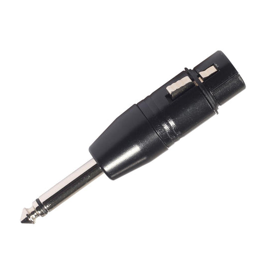 3 Pin XLR Female to 6.35mm Male Mono Jack Lead Adapter Microphone Leader