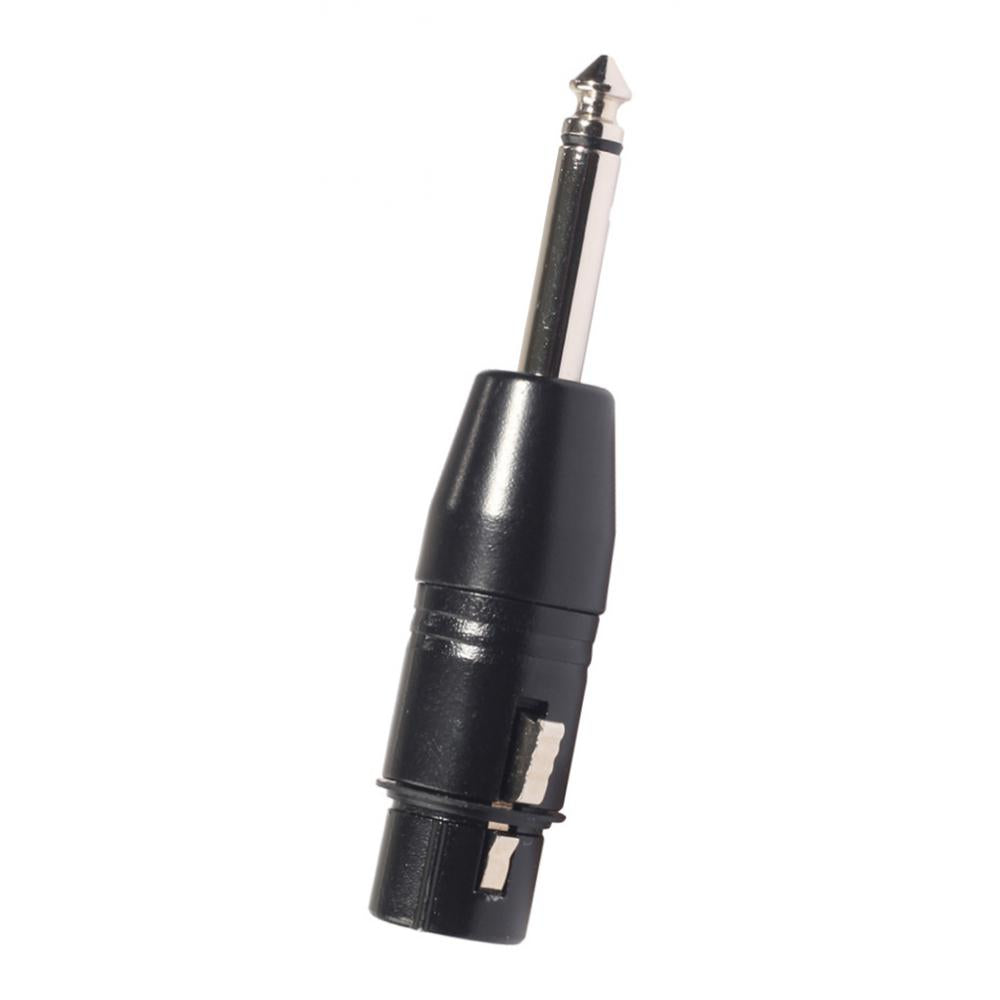 3 Pin XLR Female to 6.35mm Male Mono Jack Lead Adapter Microphone Leader