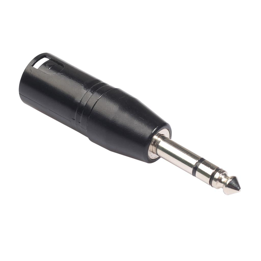3 Pin XLR Male to 6.35mm Male Stereo Lead Adapter Microphone Leader