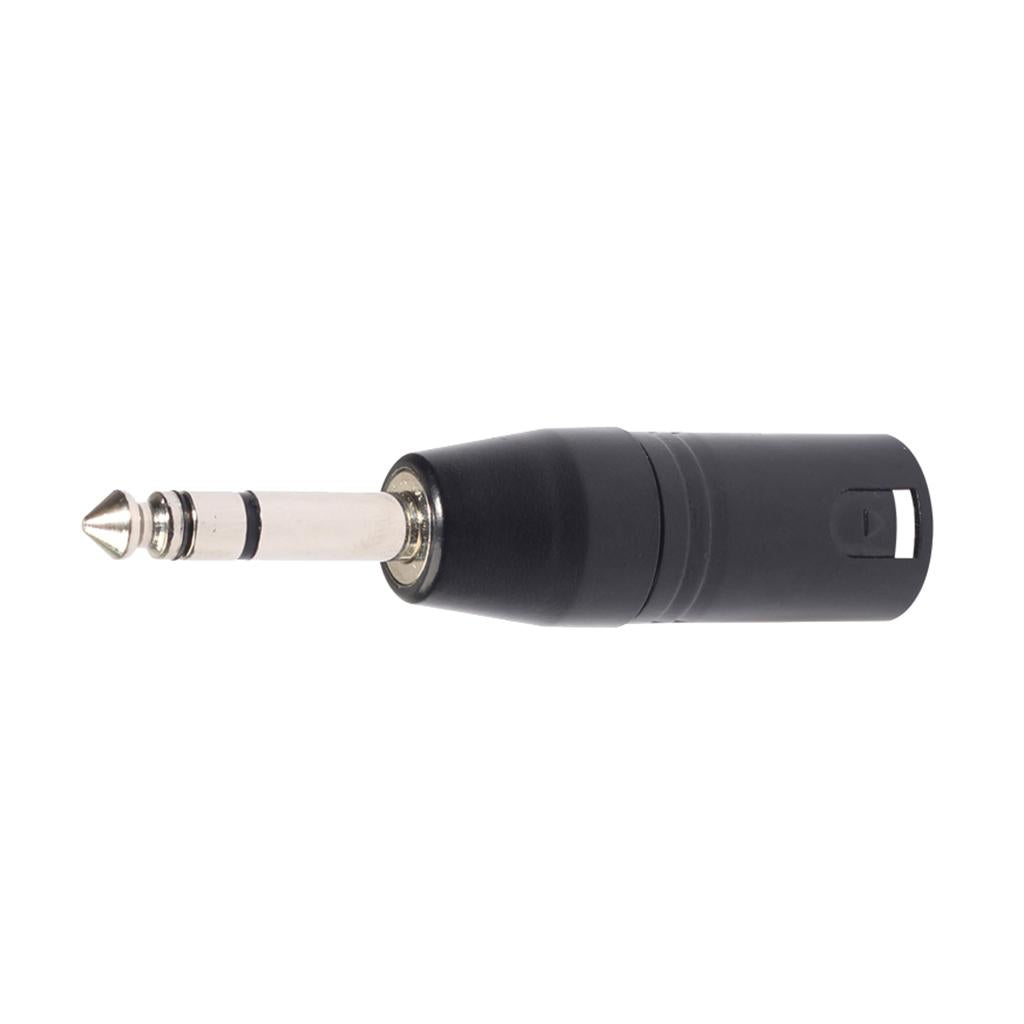 3 Pin XLR Male to 6.35mm Male Stereo Lead Adapter Microphone Leader
