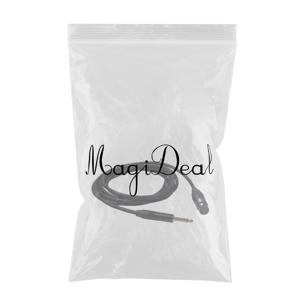 Microphone Cable - XLR Female to Jack 6.35 / 6.5 mm ( 1/4" ) Male Plug 3M