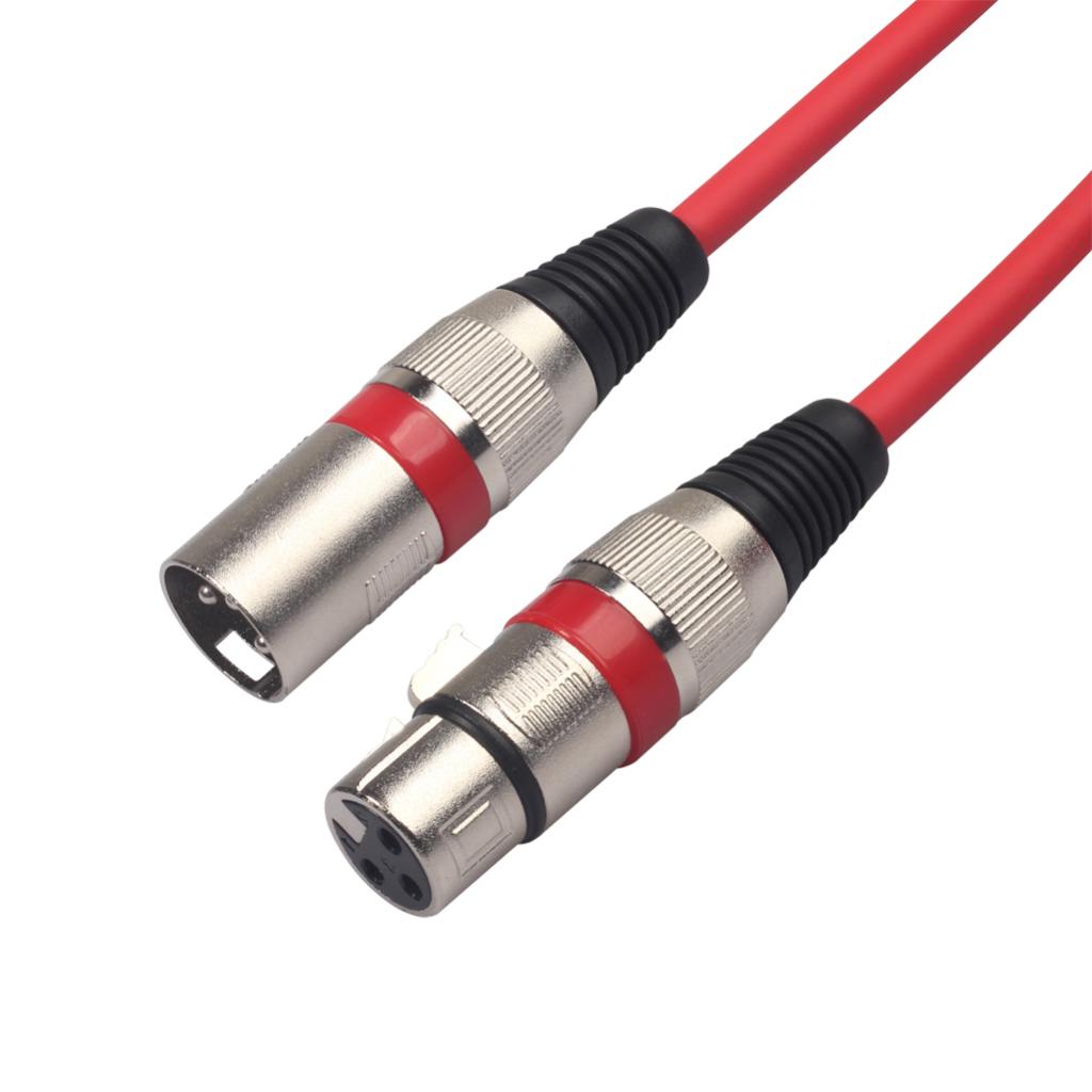 5pcs 3Pin XLR Male to Female Adapter for Microphone Stage Light Amplifier