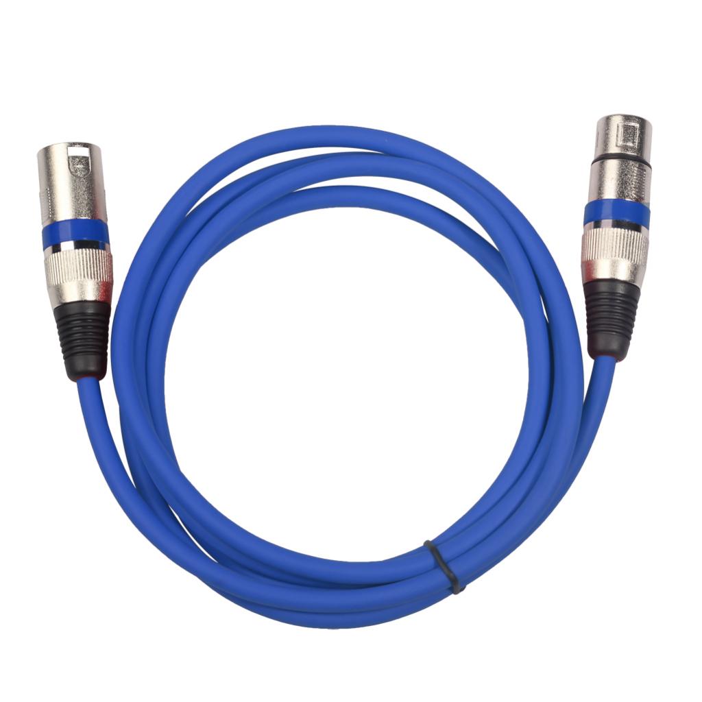 5pcs 3Pin XLR Male to Female Adapter for Microphone Stage Light Amplifier