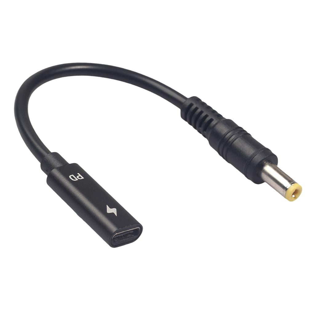 USB Type C PD Charging Cable for PC Laptop DVD Power Charger Adapter